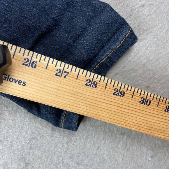 Judy Blue Womens Sz 1/25 Skinny Jeans Dark Wash Distressed Style #8327 - Picture 14 of 14